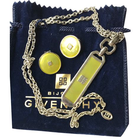 givenchy gold necklace mens|givenchy earrings men.